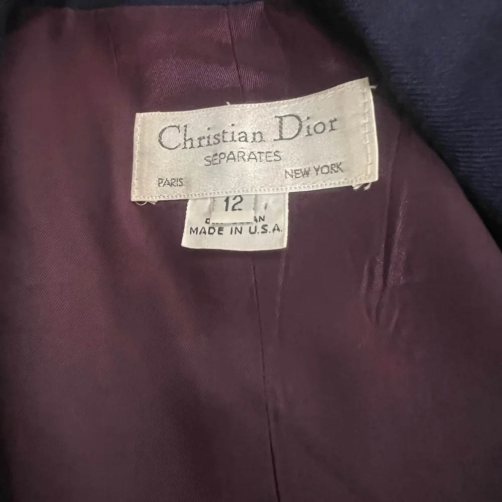 Vintage‎ Christian Dior Blazer Wool